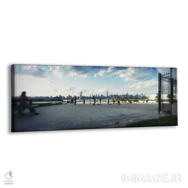 تابلو دکوراتیو East River Park, East River, Williamsburg, Brooklyn, Ne… اثر پانورامیک ایمجز - نمای پرسپکتیو محصول