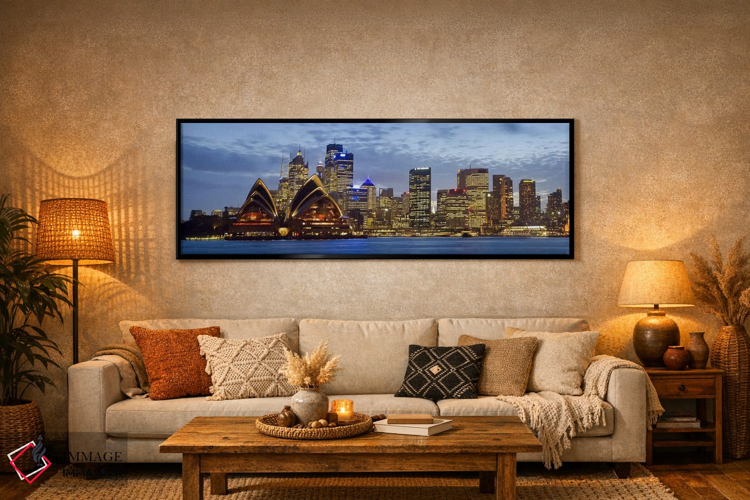 تابلو دکوراتیو Sydney, New South Wales, Australia,چشم انداز شهری نوران… اثر پانورامیک ایمجز - D6B