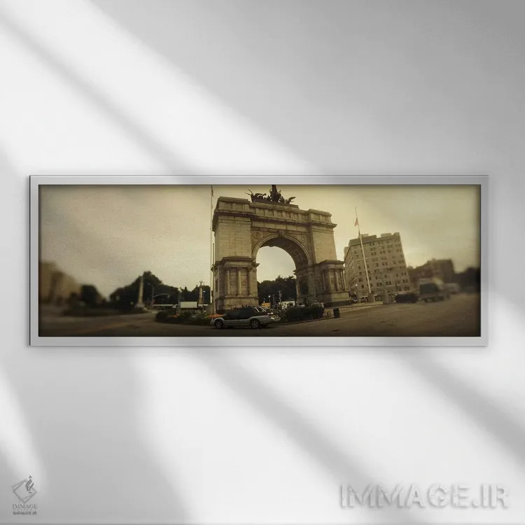تابلو دکوراتیو Soldiers And Sailors Memorial Arch, Prospect Park, Gran… اثر پانورامیک ایمجز - نمای قابدار سفید