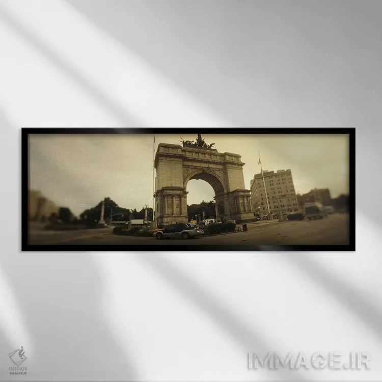 تابلو دکوراتیو Soldiers And Sailors Memorial Arch, Prospect Park, Gran… اثر پانورامیک ایمجز - نمای قابدار مشکی