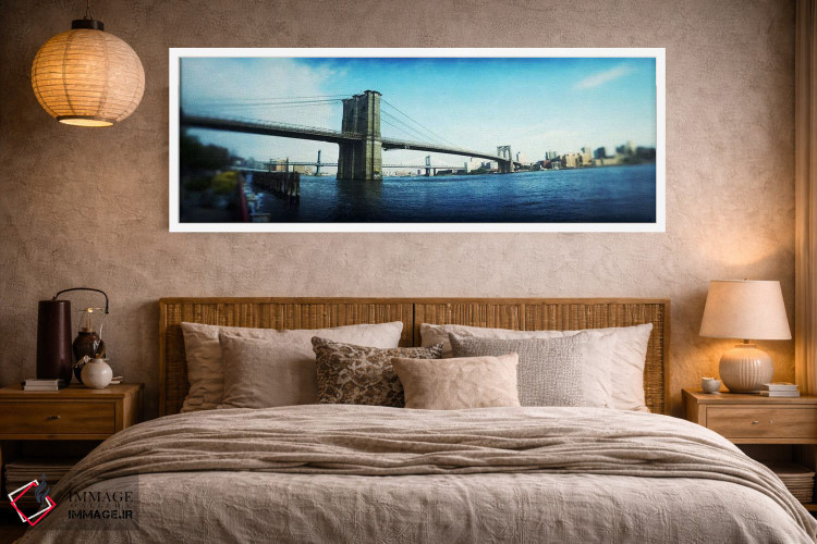 تابلو دکوراتیو Brooklyn Bridge, East River, Brooklyn, New York City, N… اثر پانورامیک ایمجز - D4W