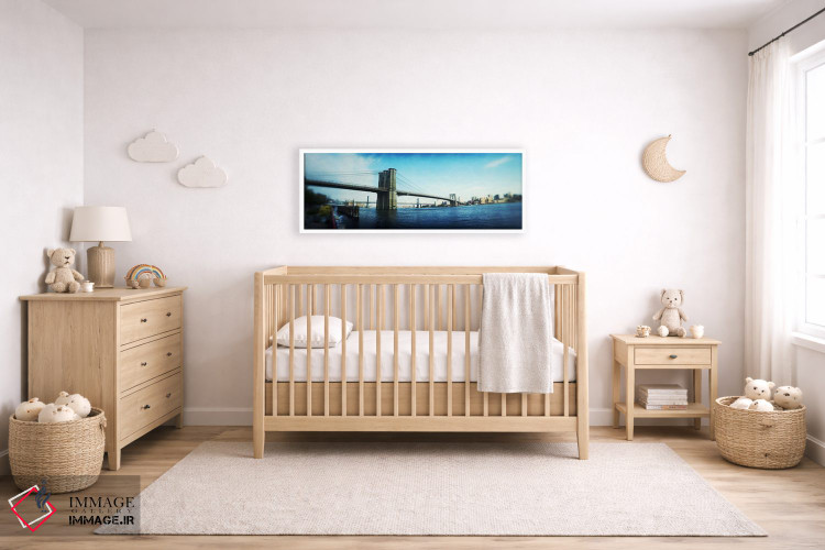 تابلو دکوراتیو Brooklyn Bridge, East River, Brooklyn, New York City, N… اثر پانورامیک ایمجز - D6W