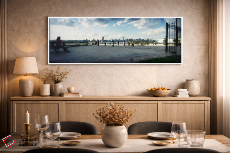 تابلو دکوراتیو East River Park, East River, Williamsburg, Brooklyn, Ne… اثر پانورامیک ایمجز - D2W