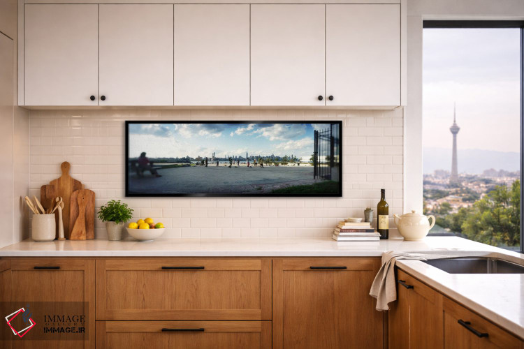 تابلو دکوراتیو East River Park, East River, Williamsburg, Brooklyn, Ne… اثر پانورامیک ایمجز - D5B