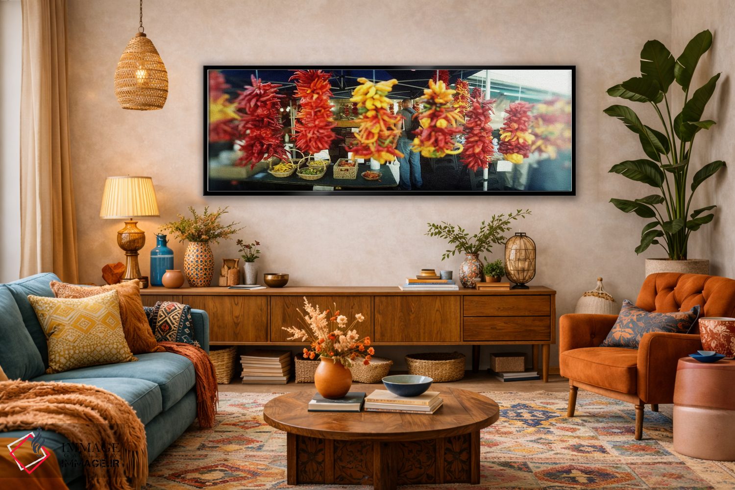 تابلو دکوراتیو Pike Place Market, Seattle, King County, Washington Sta… اثر پانورامیک ایمجز - D4B