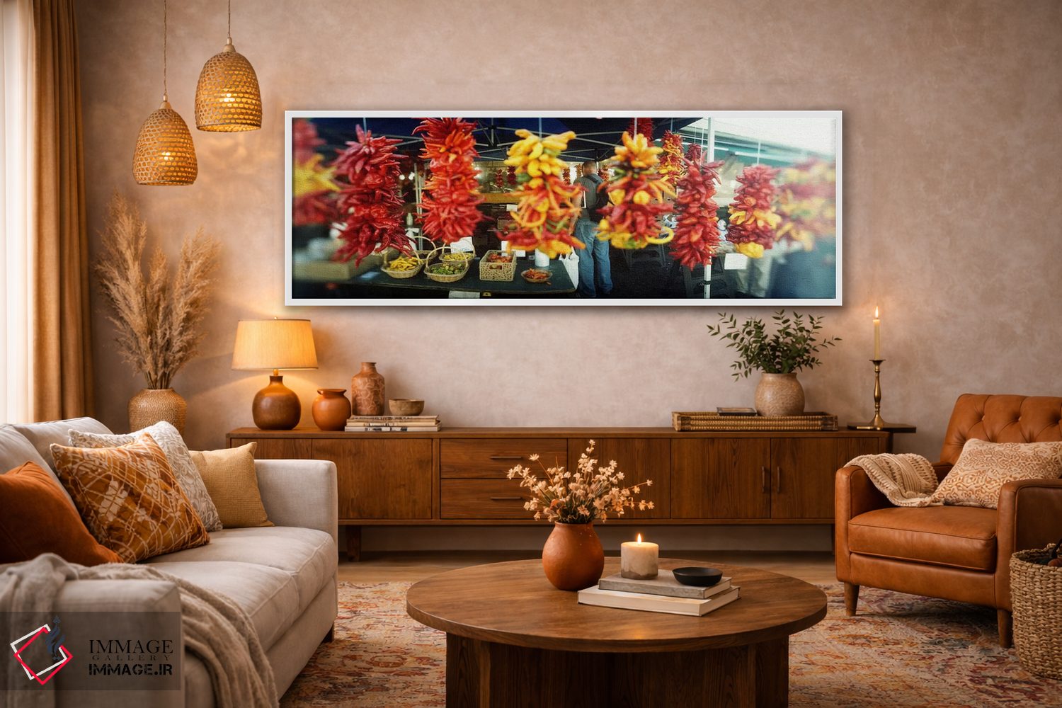 تابلو دکوراتیو Pike Place Market, Seattle, King County, Washington Sta… اثر پانورامیک ایمجز - D5W