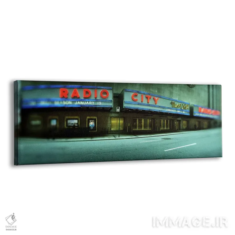 تابلو دکوراتیو Radio City Music Hall, Rockefeller Center, New York Cit… اثر پانورامیک ایمجز - نمای پرسپکتیو محصول