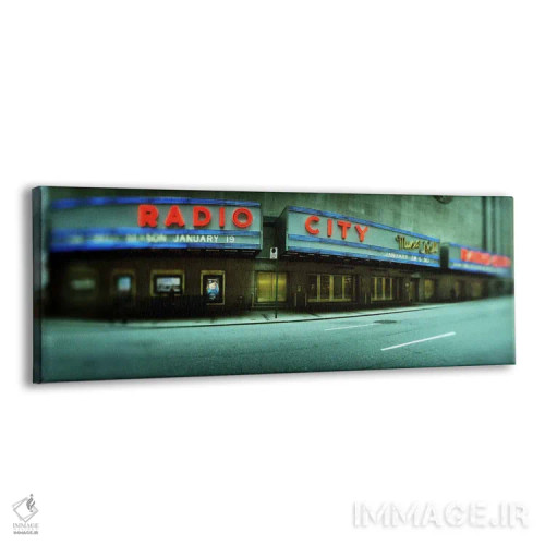 تابلو دکوراتیو Radio City Music Hall, Rockefeller Center, New York Cit… اثر پانورامیک ایمجز - نمای پرسپکتیو محصول