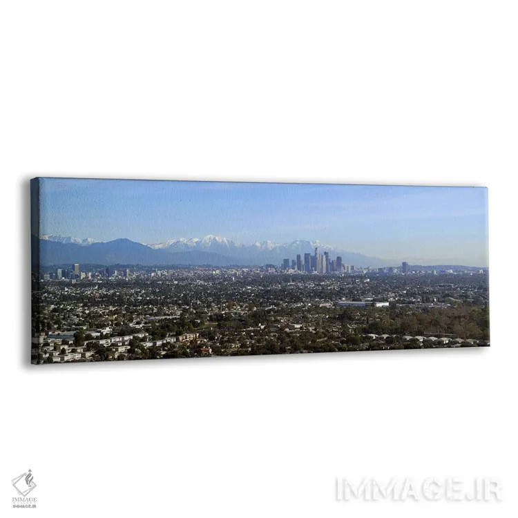 تابلو دکوراتیو California, USA,شهر با کوه ها در پس زمینه، لس آنجلس، کا… اثر پانورامیک ایمجز - نمای پرسپکتیو محصول