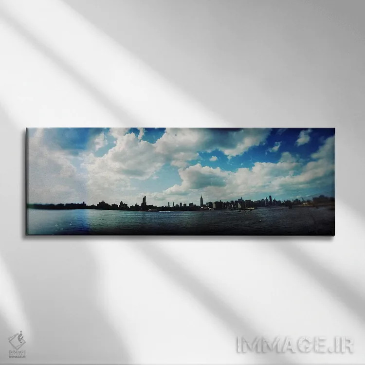 تابلو دکوراتیو East River, Williamsburg, Brooklyn, New York City, New… اثر پانورامیک ایمجز - نمای روبهرو روی دیوار