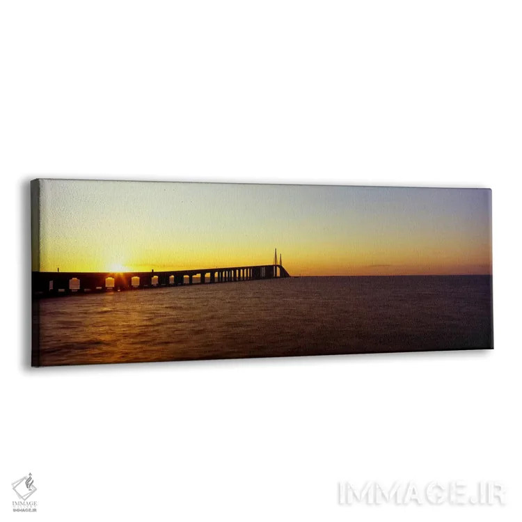 تابلو دکوراتیو Sunshine Skyway Bridge, Tampa Bay, St. Petersburg, Pine… اثر پانورامیک ایمجز - نمای پرسپکتیو محصول