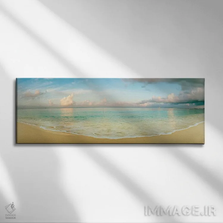 تابلو دکوراتیو Seven Mile Beach, Grand Cayman, Cayman Islands,چشم اندا… اثر پانورامیک ایمجز - نمای روبهرو روی دیوار