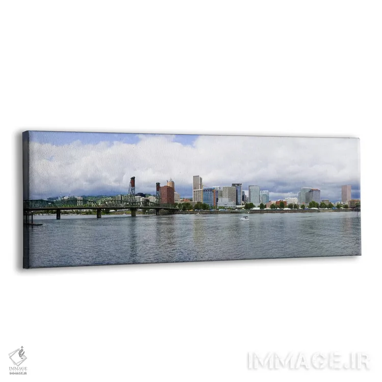 تابلو دکوراتیو Willamette River, Portland, Multnomah County, Oregon, U… اثر پانورامیک ایمجز - نمای پرسپکتیو محصول