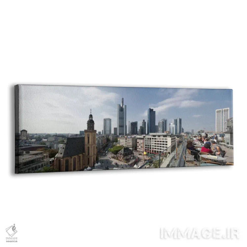 تابلو دکوراتیو St. Catherine's Church, Hauptwache, Frankfurt, Hesse, G… اثر پانورامیک ایمجز - نمای پرسپکتیو محصول