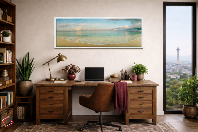 تابلو دکوراتیو Seven Mile Beach, Grand Cayman, Cayman Islands,چشم اندا… اثر پانورامیک ایمجز - D1W