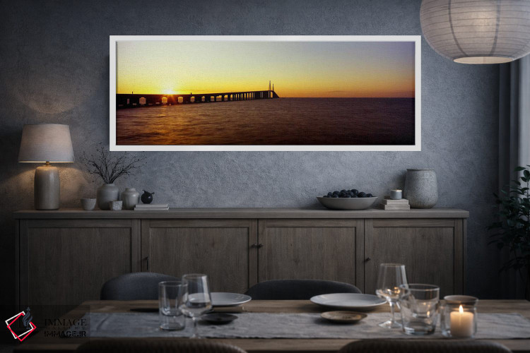 تابلو دکوراتیو Sunshine Skyway Bridge, Tampa Bay, St. Petersburg, Pine… اثر پانورامیک ایمجز - D3W