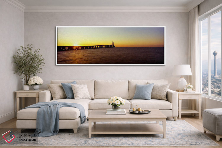 تابلو دکوراتیو Sunshine Skyway Bridge, Tampa Bay, St. Petersburg, Pine… اثر پانورامیک ایمجز - D5W