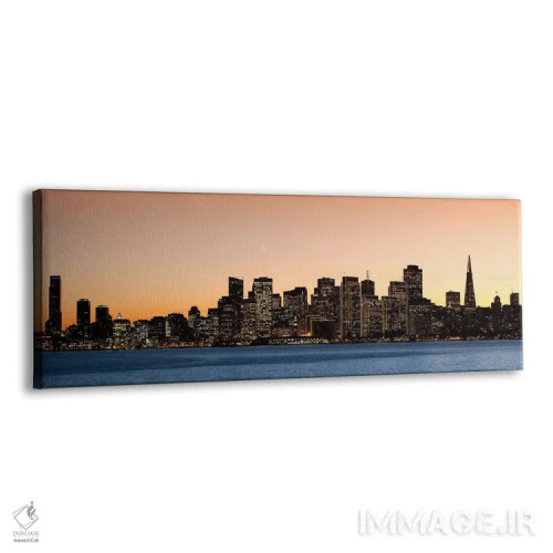 تابلو دکوراتیو San Francisco, California, USA 2010,ساختمان های روشن هن… اثر پانورامیک ایمجز - نمای پرسپکتیو محصول