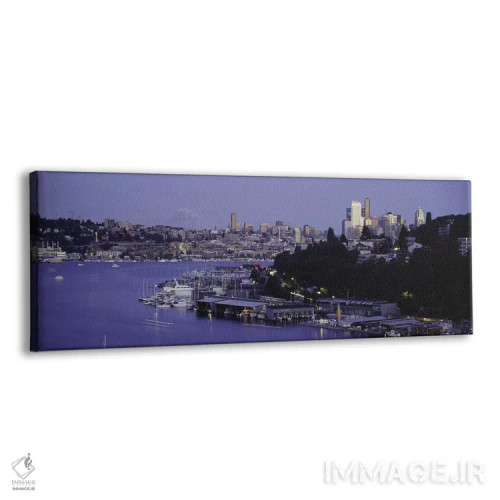 تابلو دکوراتیو Lake Union, Seattle, King County, Washington State, USA… اثر پانورامیک ایمجز - نمای پرسپکتیو محصول