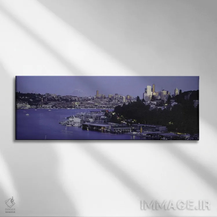 تابلو دکوراتیو Lake Union, Seattle, King County, Washington State, USA… اثر پانورامیک ایمجز - نمای روبهرو روی دیوار