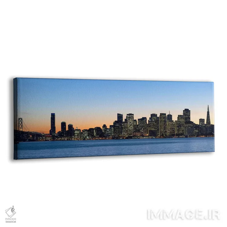 تابلو دکوراتیو Bay Bridge, San Francisco, California, USA 2010,خط افق… اثر پانورامیک ایمجز - نمای پرسپکتیو محصول