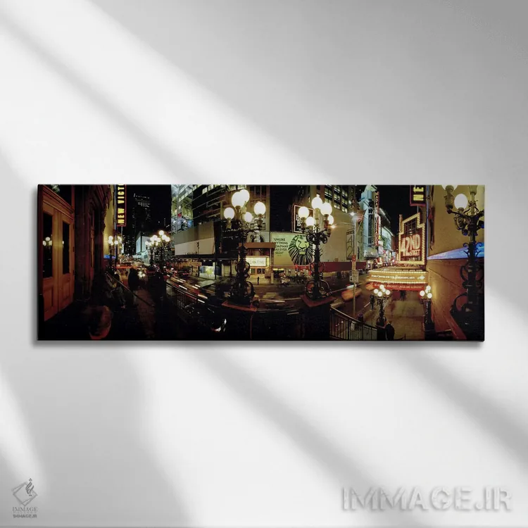 تابلو دکوراتیو Broadway, Manhattan, New York City, New York State, USA… اثر پانورامیک ایمجز - نمای روبهرو روی دیوار