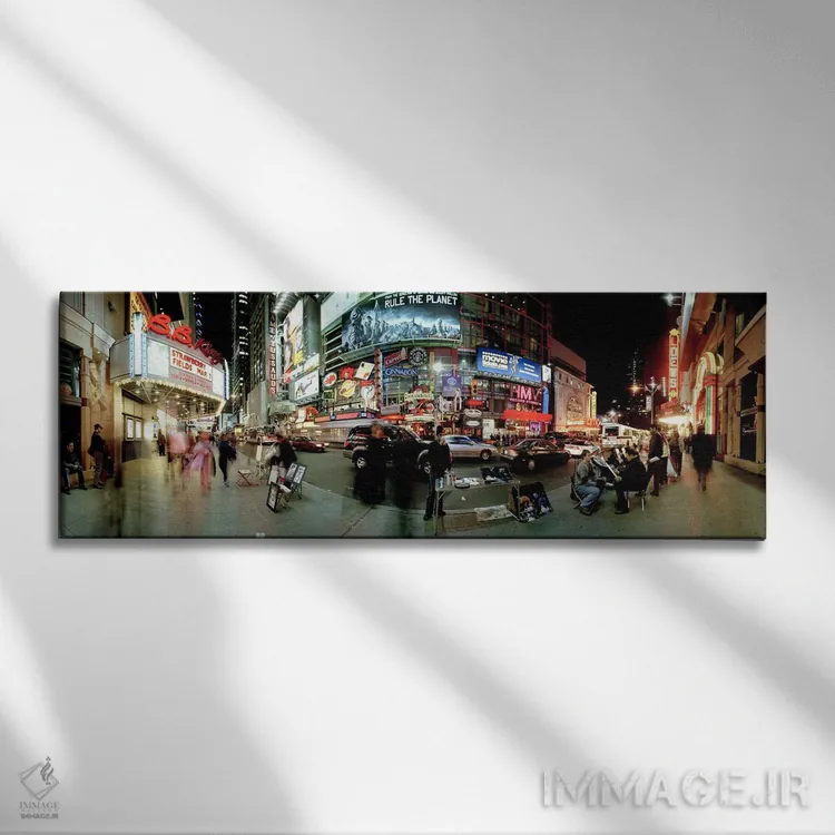 تابلو دکوراتیو Broadway, Manhattan, New York City, New York State, USA… اثر پانورامیک ایمجز - نمای روبهرو روی دیوار
