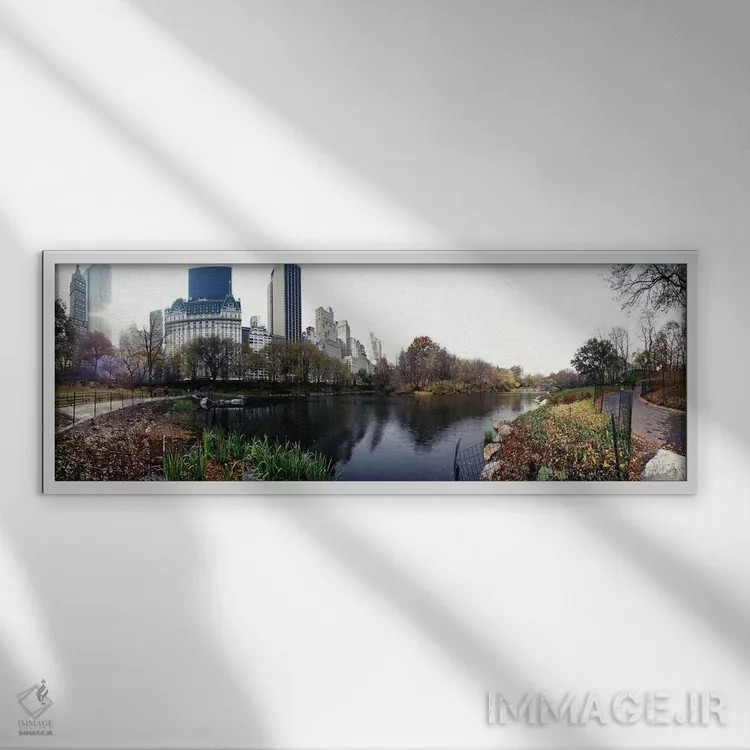 تابلو دکوراتیو Central Park, Manhattan, New York City, New York State… اثر پانورامیک ایمجز - نمای قابدار سفید