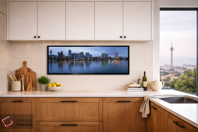 تابلو دکوراتیو Willamette River, Portland, Multnomah County, Oregon, U… اثر پانورامیک ایمجز - D5B