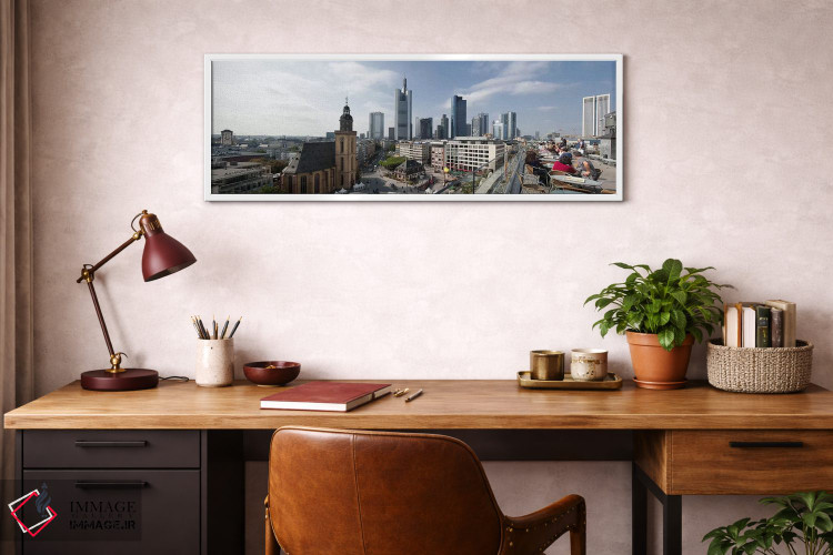 تابلو دکوراتیو St. Catherine's Church, Hauptwache, Frankfurt, Hesse, G… اثر پانورامیک ایمجز - D4W