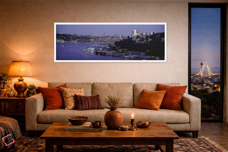 تابلو دکوراتیو Lake Union, Seattle, King County, Washington State, USA… اثر پانورامیک ایمجز - D4W