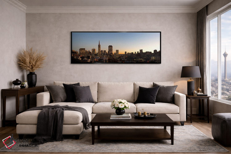 تابلو دکوراتیو Telegraph Hill, San Francisco, California, USA,ساختمان… اثر پانورامیک ایمجز - D5B