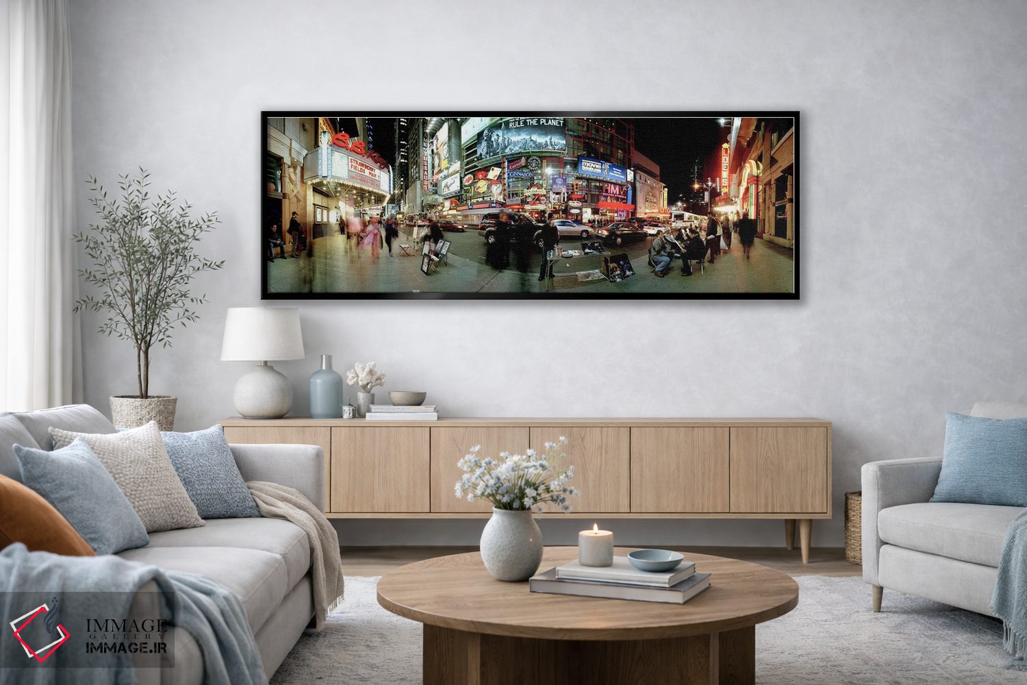 تابلو دکوراتیو Broadway, Manhattan, New York City, New York State, USA… اثر پانورامیک ایمجز - D4B