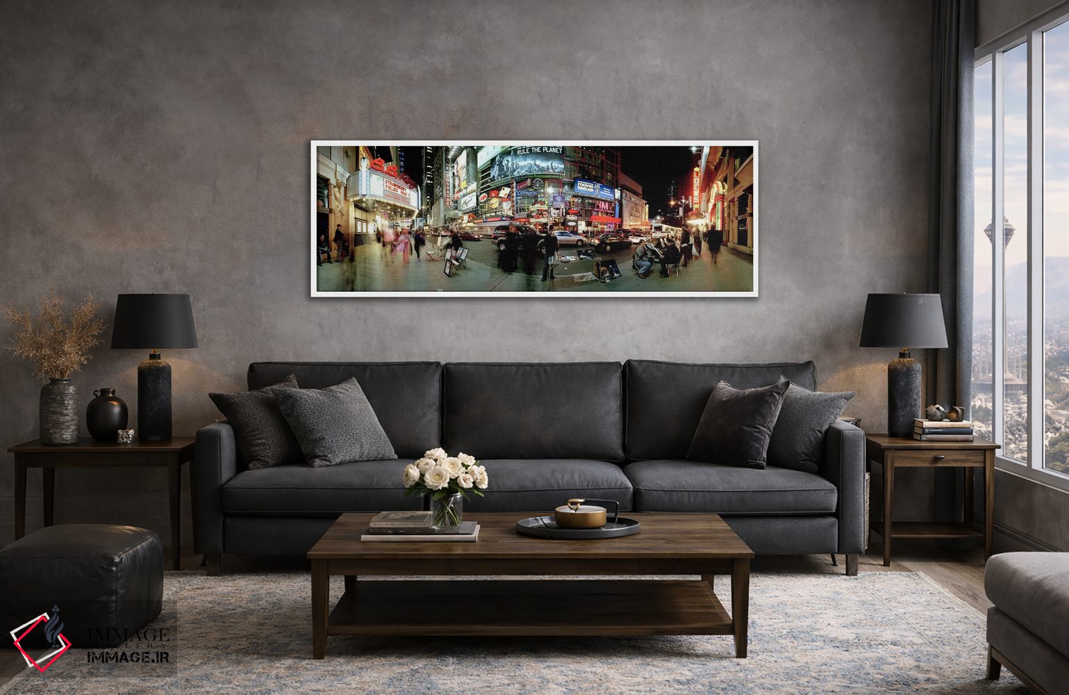 تابلو دکوراتیو Broadway, Manhattan, New York City, New York State, USA… اثر پانورامیک ایمجز - D5W