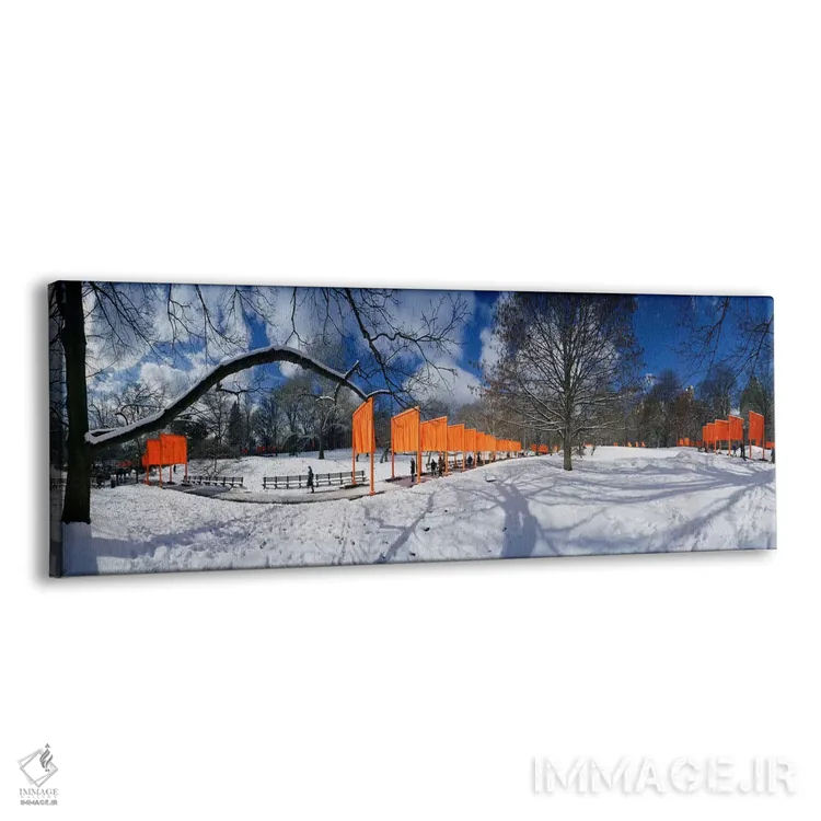 تابلو دکوراتیو The Gates, Central Park, Manhattan, New York City, New… اثر پانورامیک ایمجز - نمای پرسپکتیو محصول