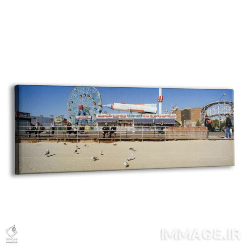 تابلو دکوراتیو Coney Island, Brooklyn, New York City, New York State… اثر پانورامیک ایمجز - نمای پرسپکتیو محصول