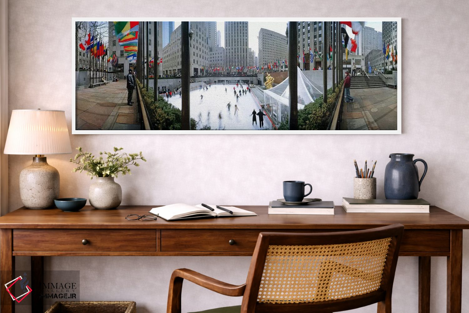 تابلو دکوراتیو Rockefeller Center, Manhattan, New York City, New York… اثر پانورامیک ایمجز - D1W