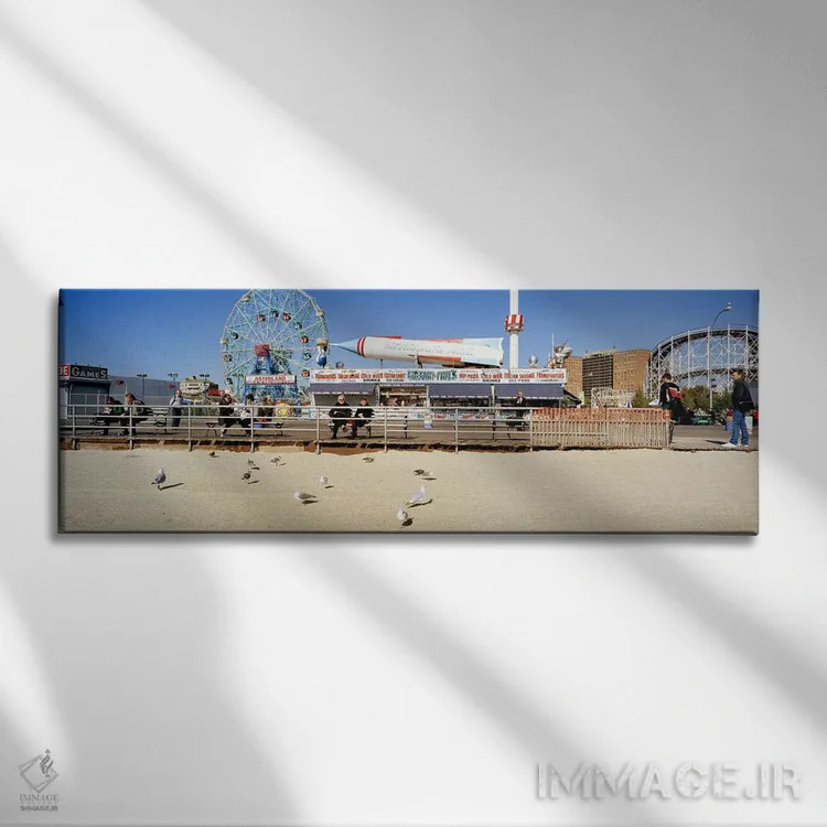 تابلو دکوراتیو Coney Island, Brooklyn, New York City, New York State… اثر پانورامیک ایمجز - نمای روبهرو روی دیوار