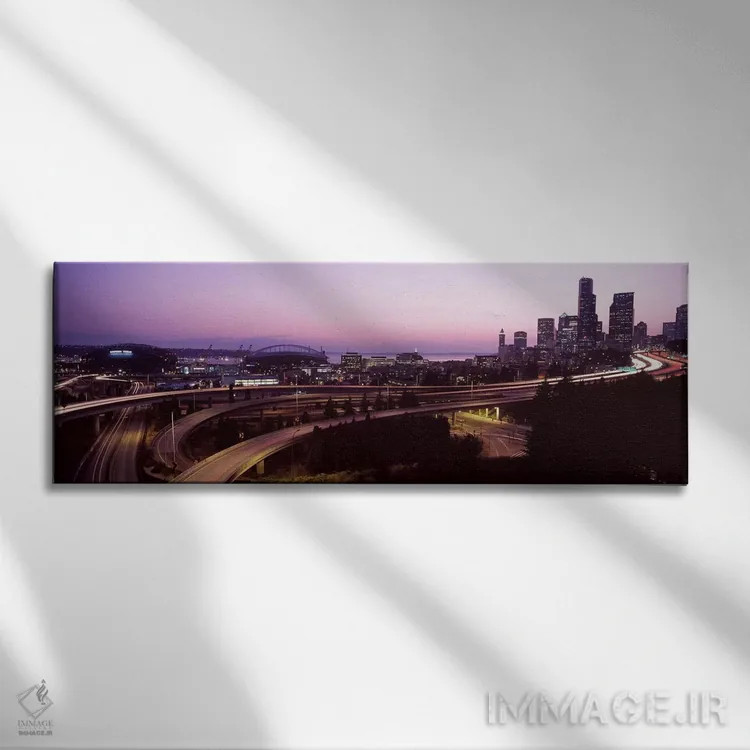 تابلو دکوراتیو Seattle, King County, Washington State, USA 2010,شهر رو… اثر پانورامیک ایمجز - نمای روبهرو روی دیوار