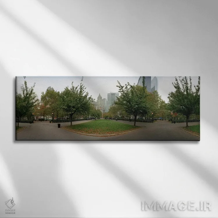 تابلو دکوراتیو Battery Park, Manhattan, New York City, New York State… اثر پانورامیک ایمجز - نمای روبهرو روی دیوار