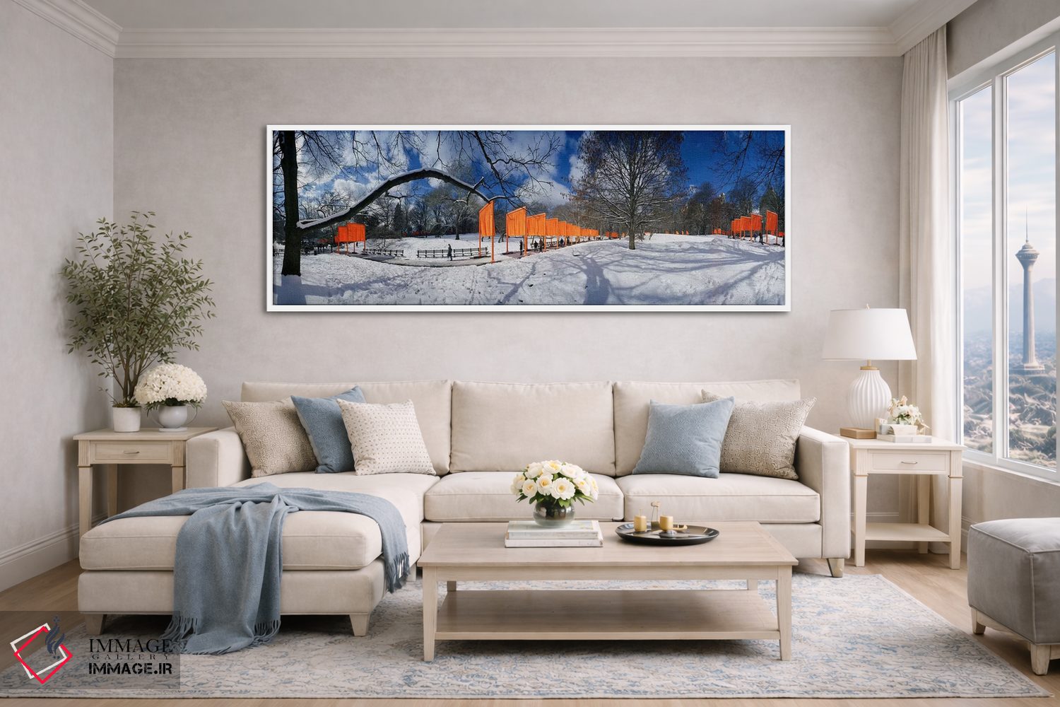 تابلو دکوراتیو The Gates, Central Park, Manhattan, New York City, New… اثر پانورامیک ایمجز - D4W