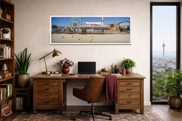 تابلو دکوراتیو Coney Island, Brooklyn, New York City, New York State… اثر پانورامیک ایمجز - D1W