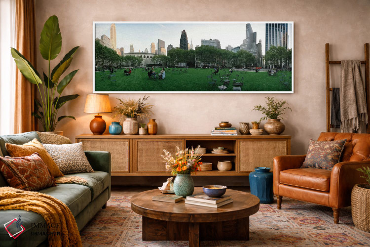 تابلو دکوراتیو Bryant Park, Manhattan, New York City, New York State… اثر پانورامیک ایمجز - D3W