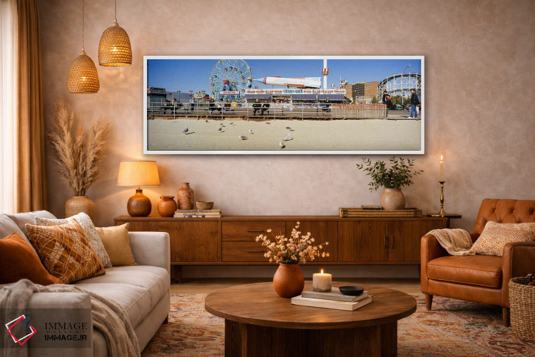تابلو دکوراتیو Coney Island, Brooklyn, New York City, New York State… اثر پانورامیک ایمجز - D4W