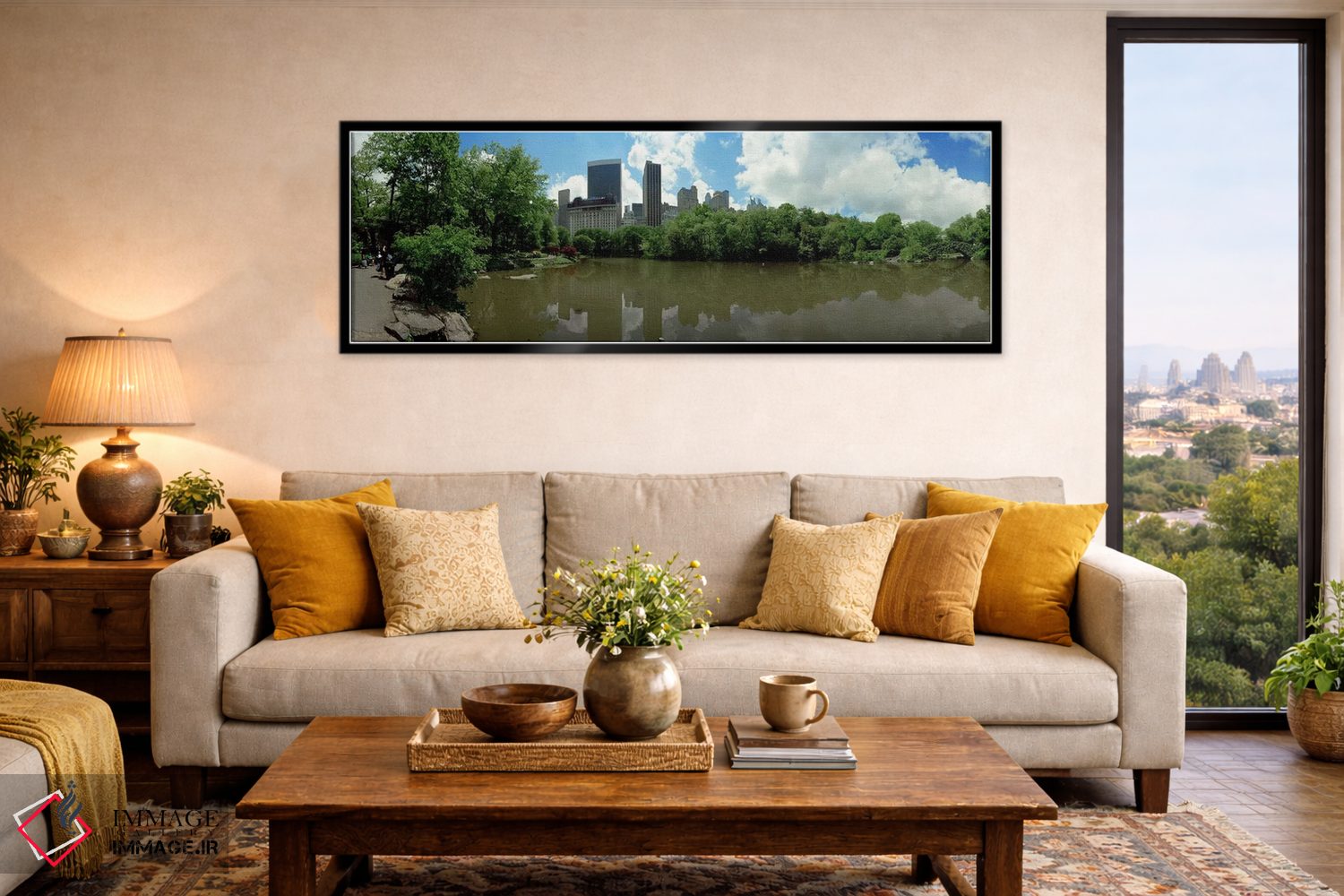 تابلو دکوراتیو Central Park, Manhattan, New York City, New York State… اثر پانورامیک ایمجز - D6B