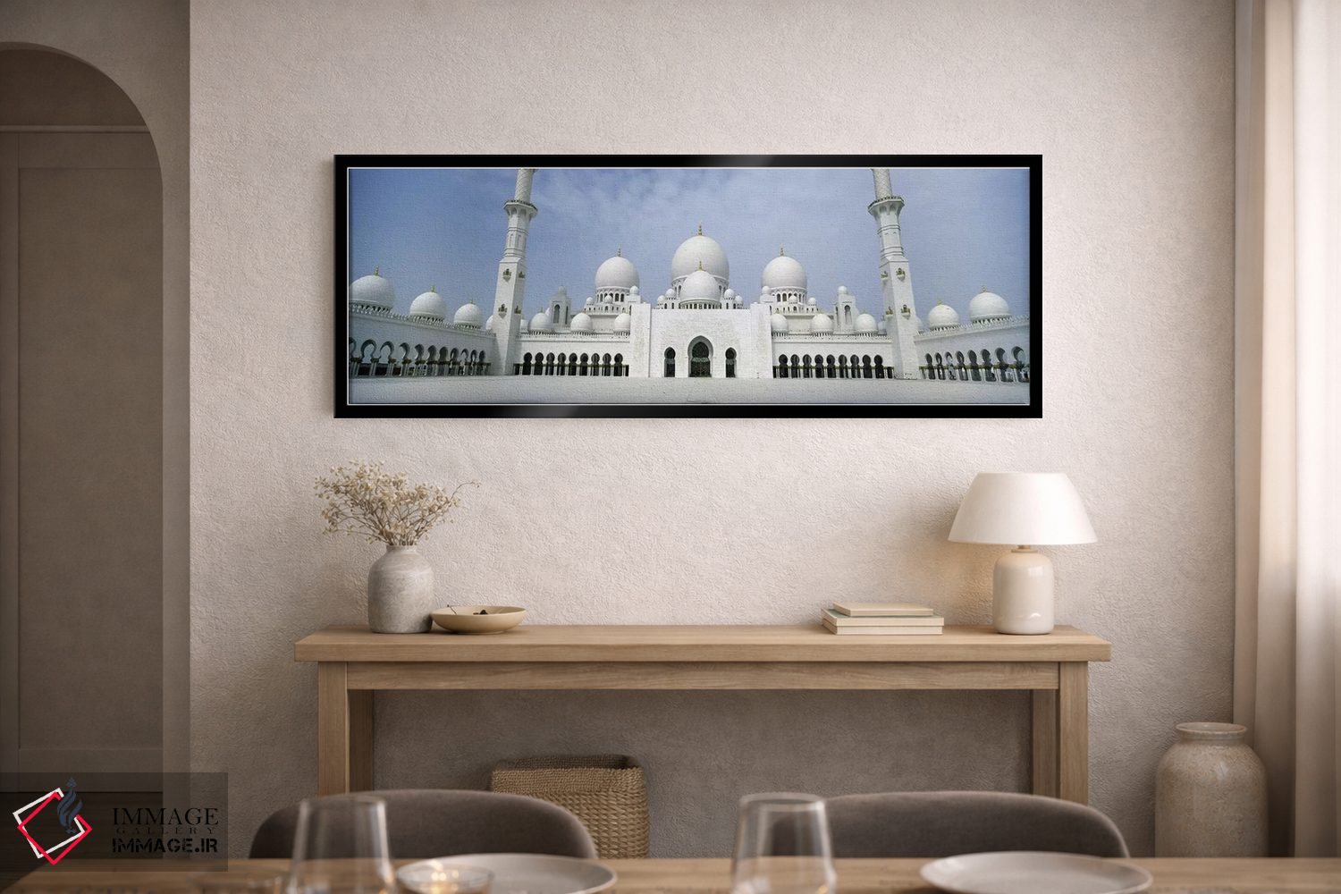 تابلو دکوراتیو Sheikh Zayed Mosque, Abu Dhabi, United Arab Emirates,نم… اثر پانورامیک ایمجز - D1B