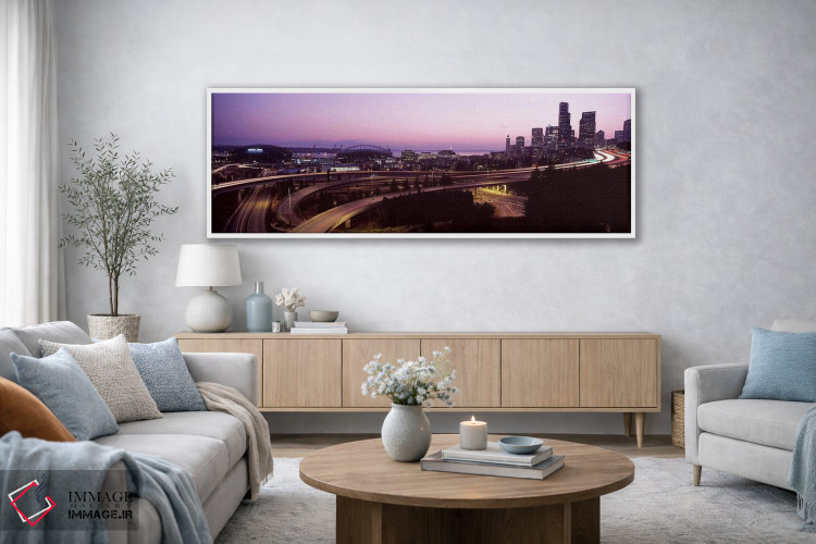 تابلو دکوراتیو Seattle, King County, Washington State, USA 2010,شهر رو… اثر پانورامیک ایمجز - D2W