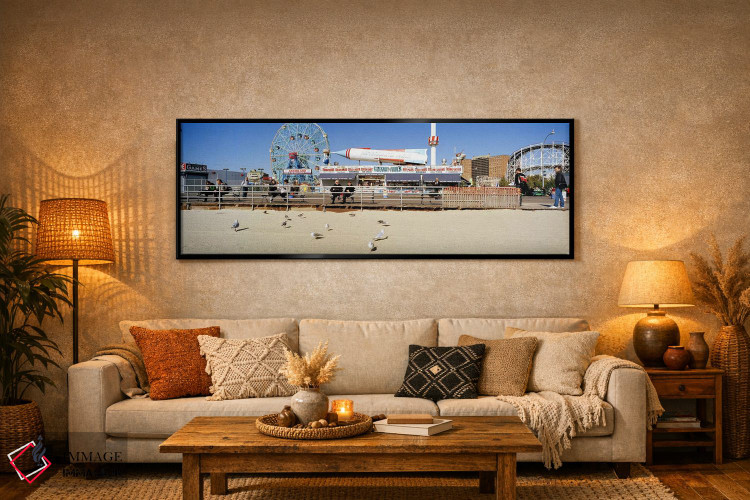 تابلو دکوراتیو Coney Island, Brooklyn, New York City, New York State… اثر پانورامیک ایمجز - D6B