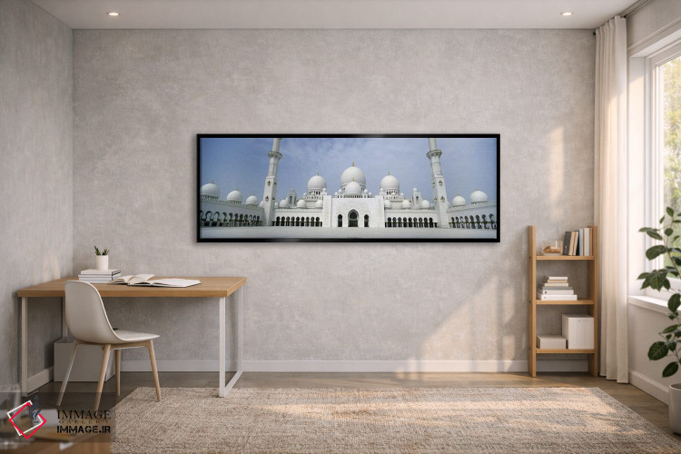 تابلو دکوراتیو Sheikh Zayed Mosque, Abu Dhabi, United Arab Emirates,نم… اثر پانورامیک ایمجز - D2B