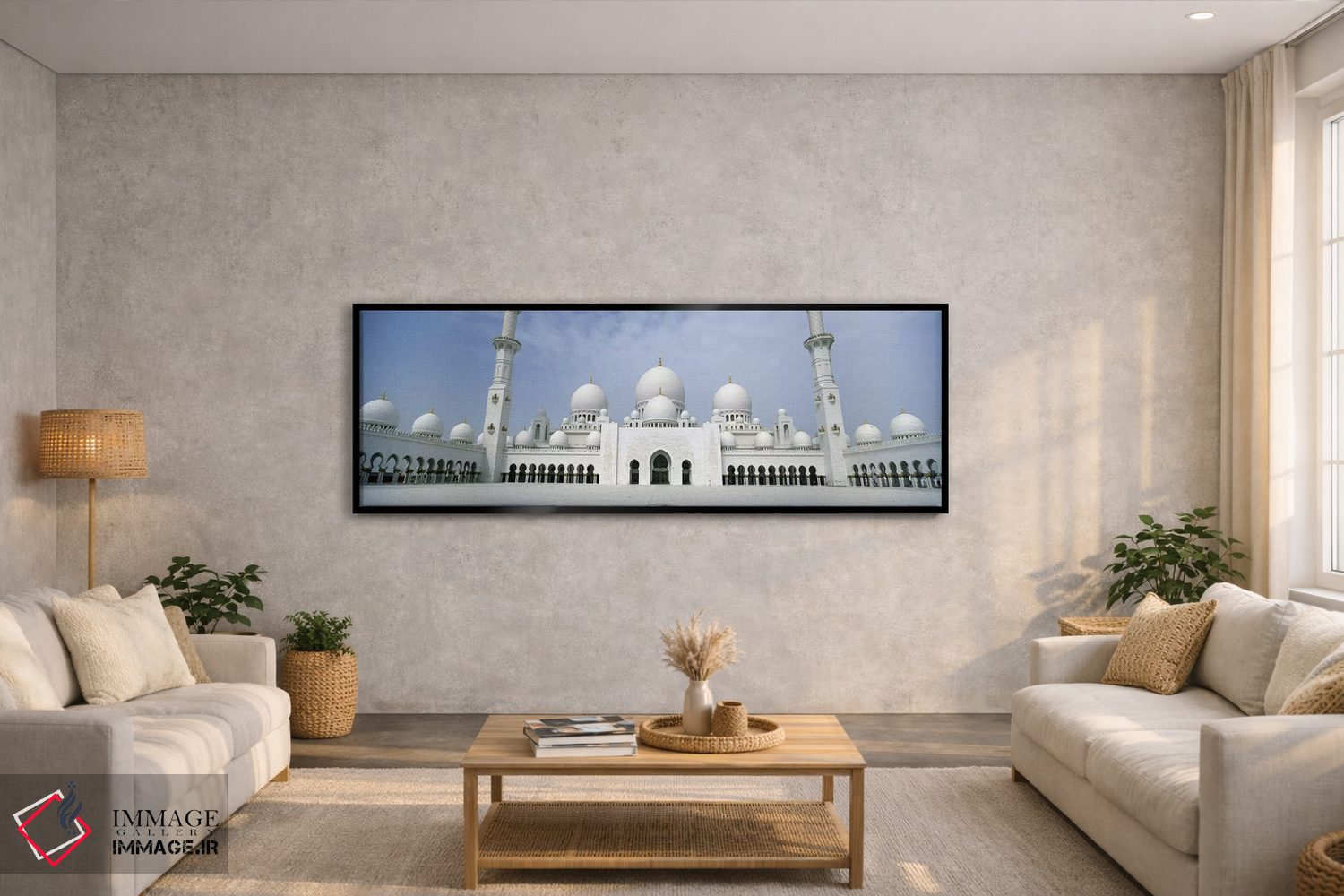 تابلو دکوراتیو Sheikh Zayed Mosque, Abu Dhabi, United Arab Emirates,نم… اثر پانورامیک ایمجز - D5B